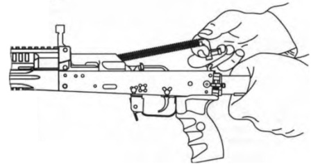 Рисунок 32 — Отделение возвратного механизма (АК-12)