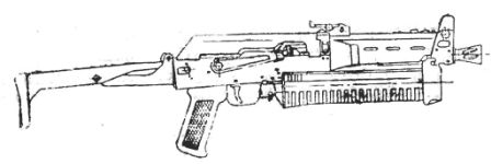 Рис. 3 — 9-мм пистолет-пулемет «Бизон-2» с верхним прикладом. Общий вид