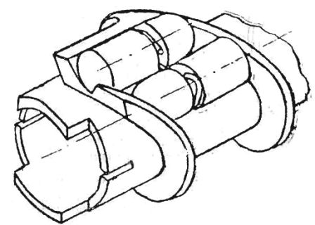 Рис. 32 — Положение подавателя на шнеке перед присоединением сепаратора
