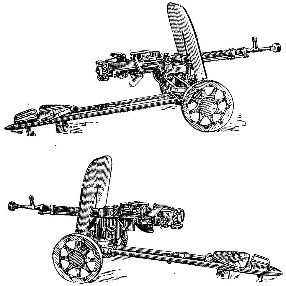 Рис. 1. Общий вид 12,7-мм пулемета обр, 1938/46 г.