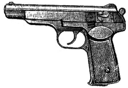 Рис. II.3. Пистолет Стечкина АПС