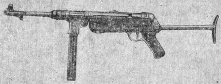 Рис. III.3. Пистолет-пулемет МР40
