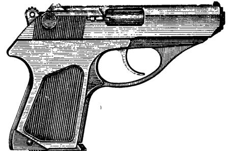 Рис. 1. Общий вид 5,45-мм пистолета ПСМ