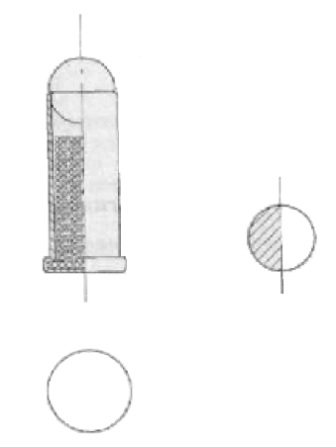 5,6 мм Спортивно-охотничий патрон кольцевого воспламенения со сферической пулей