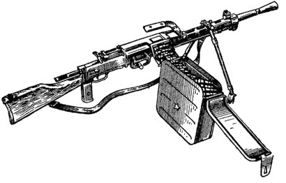 Рис. 1. Общий вид ротного пулемета обр. 1946 г. (РП-46)