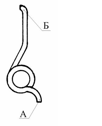 Рисунок 2.15 – Пружина спускового крючка
