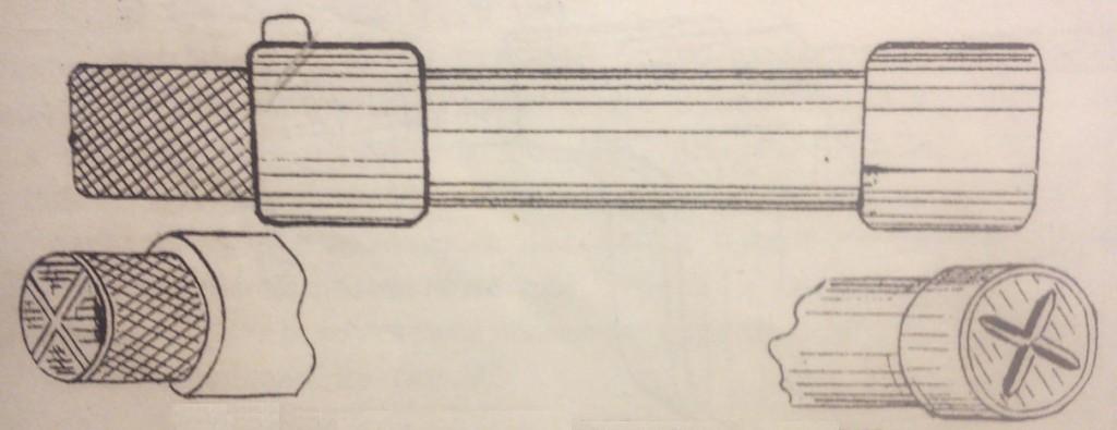 Рис. 12. Прибор для проверки прицельных приспособлений ручных гранатомётов.</p>.