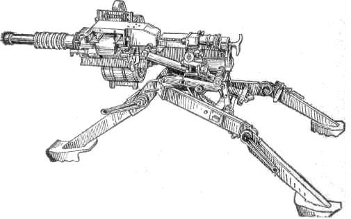 Рис. 1. Общий вид 30–мм автоматического гранатомета на станке (АГС–17)
