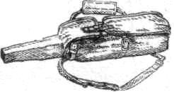 Рис. 43. Переноска гранатомета в собранном виде