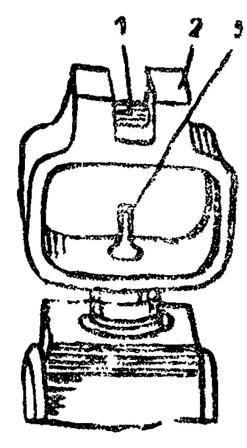 Рис. 31 — Капсула со с вето элементом в корпусе мушки