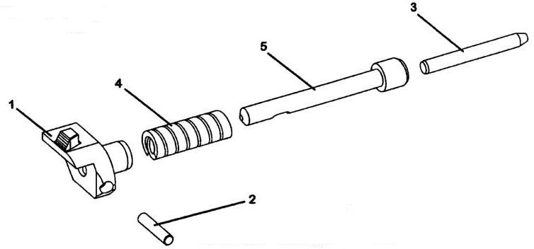 Рисунок 10 - Механизм буферный. Ffigure 10 - Buffer mechanism