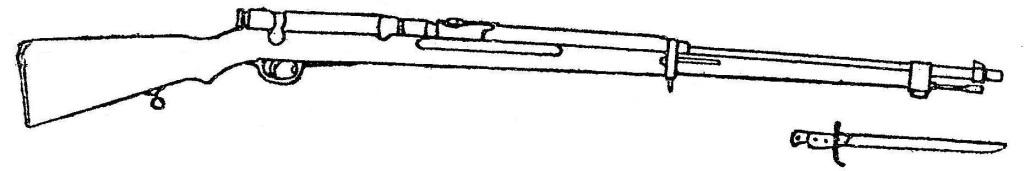 Рис. 1. Общий вид японской винтовки системы «Арисака»