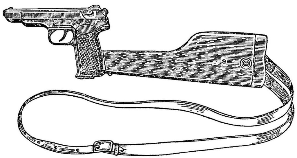 Рис. II.4. Пистолет Стечкина с кобурой-прикладом