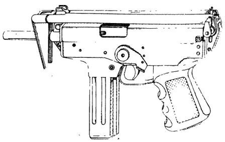 Рис. 1. Пистолет-пулемет «Кедр»